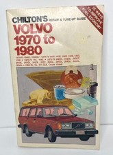 Vintage Volvo 1970 To 1980 Chiltons Repair Tune Up Guide Coupe Diesel Soft Book
