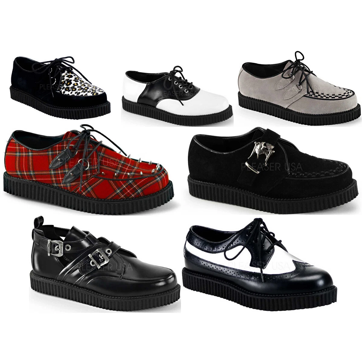 Rockabilly cheap mens shoes