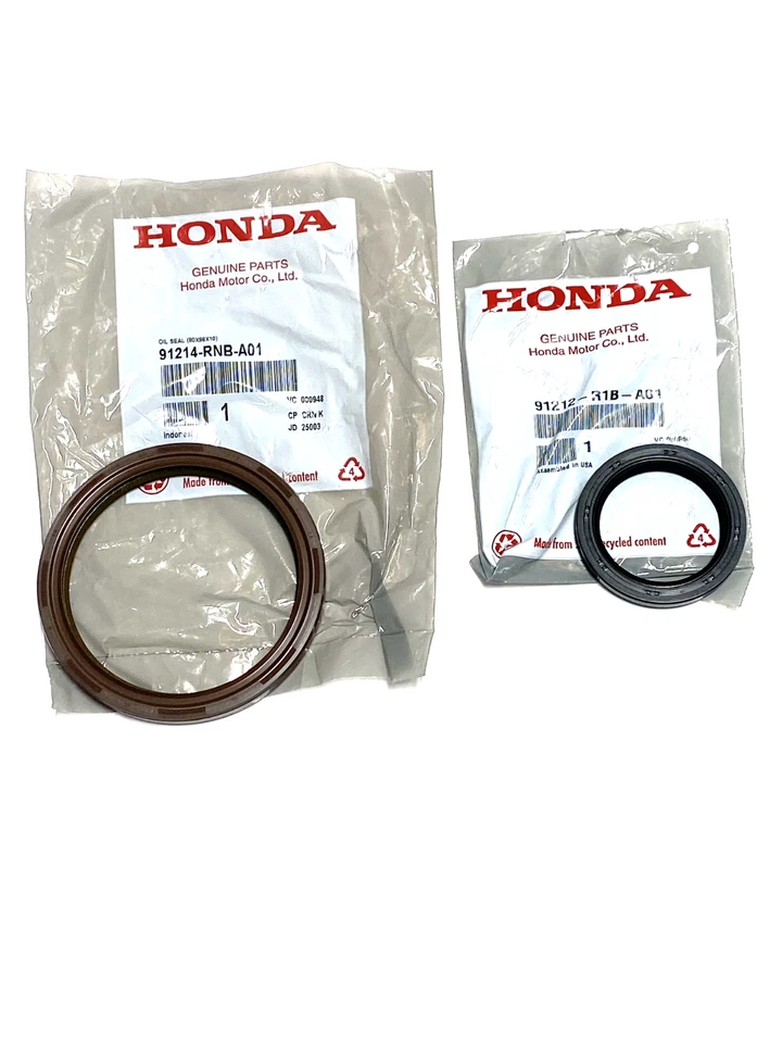 Árbol de galletas delantero y trasero Honda K24 K20 K20A K24A2 Civic Si Tsx sello principal OEM nuevo Foto 2 de 4