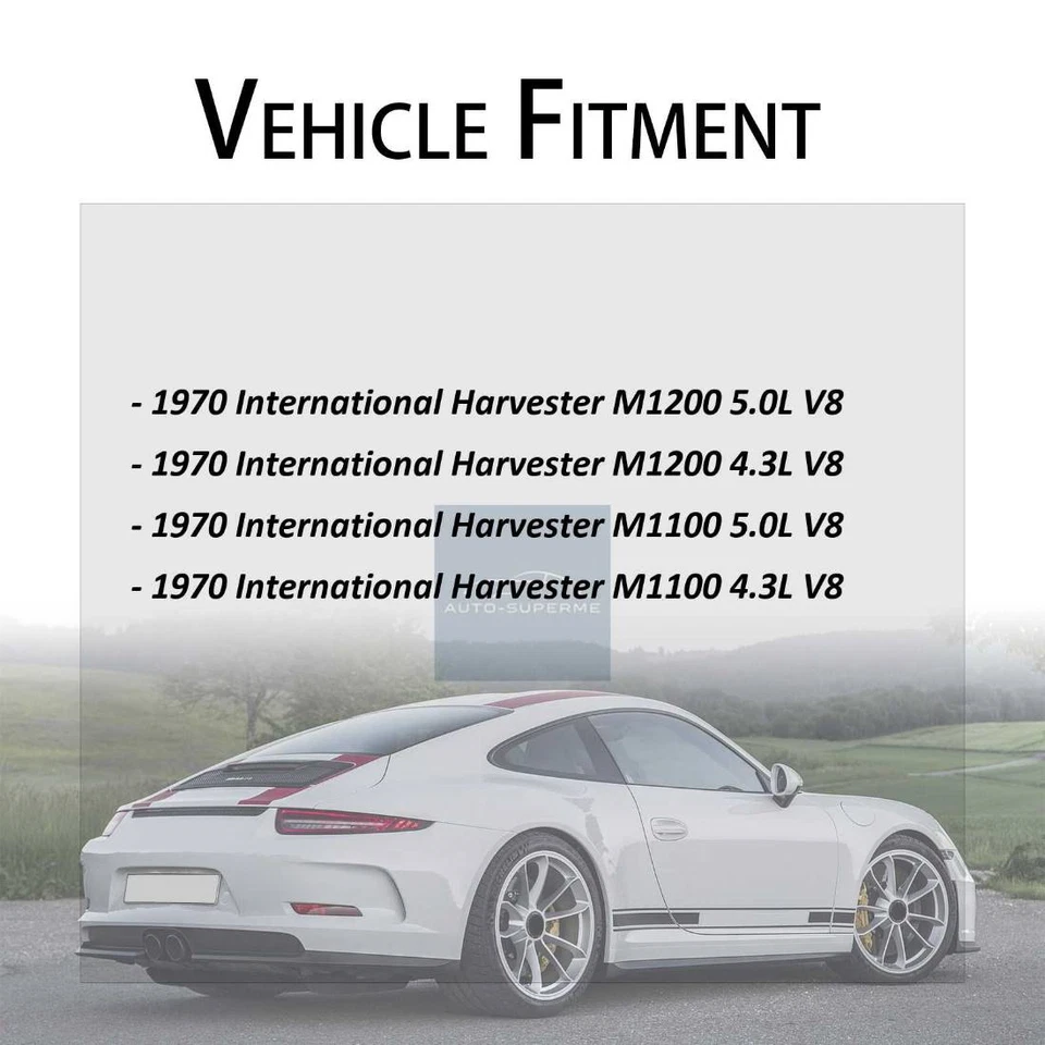 Manguera de refrigerante de radiador superior para puertas International Harvester M1200 1970 4,3 L Foto 2 de 3