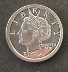 2006 NORFED Liberty "$5" 1/4oz .999 Silver Medallion, .25 OZT Proof Silver Round