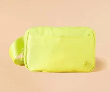 Blogilates Ultimate Belt Bag Yoga Straps - Green/Yellow