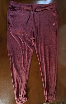 Born Primitive Women's Rest Day Drawstring Jogger Pants Sz XX-Large (XXL) Maroon