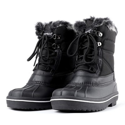 Riemot Damen Warme Schneestiefel Halbhohe Stiefel Wasserdicht Winterstiefel