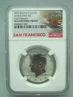 2018 S Silver Reverse Proof Kennedy Half Dollar NGC PF 69