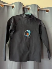 Liquid Peace Ceholli Wet Suit Top Smooth Finish Black  Sz Small Used Never Worn