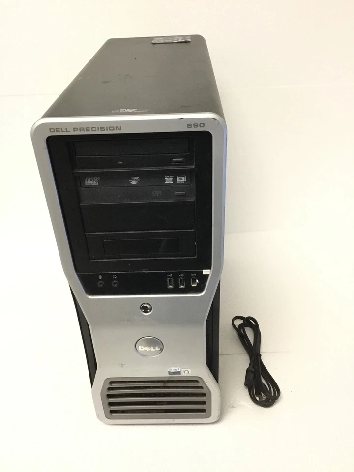 Dell Precision 690 Workstation Xeon 3.20GHz 4GB RAM NVIDIA Quadro FX DVDRW WORK - Image 2 of 4