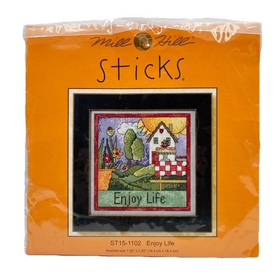 Mill Hill Sticks Beaded Cross Stitch Kit Enjoy Life ST15-1102