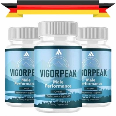 3-Pack Vigor Peak Capsules - VigorPeak Supports Daily Mens Health - 180Caps