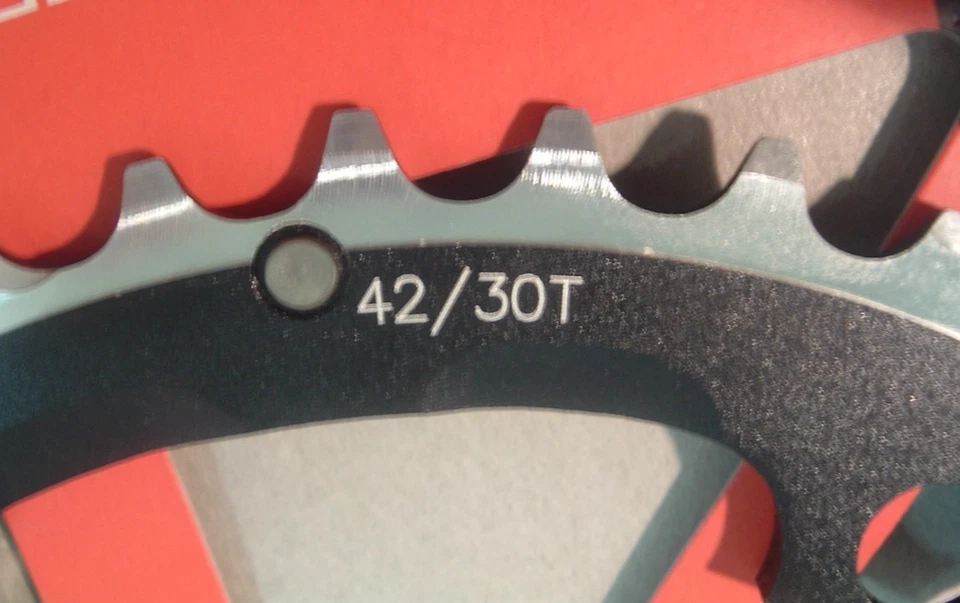 FSA Pro Road 42T x130BCD Triple Chainring-NEW / NOS Alloy 3x9/10-Spd -NIB - Image 4 of 4