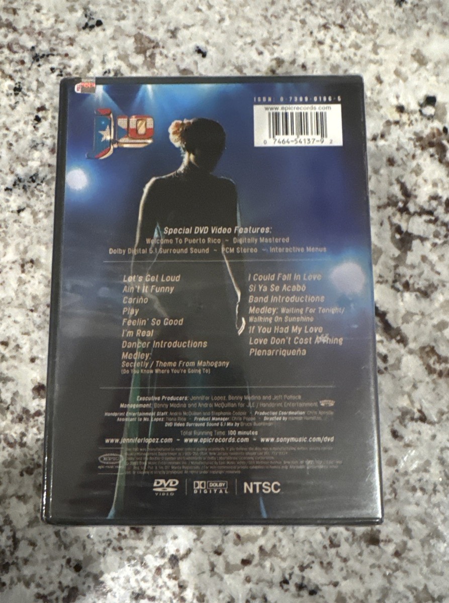 JENNIFER LOPEZ - LET'S GET LOUD NEW DVD | eBay