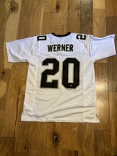Pete Werner New Orleans Saints Style Custom Autographed Jersey OKAuthentics COA 