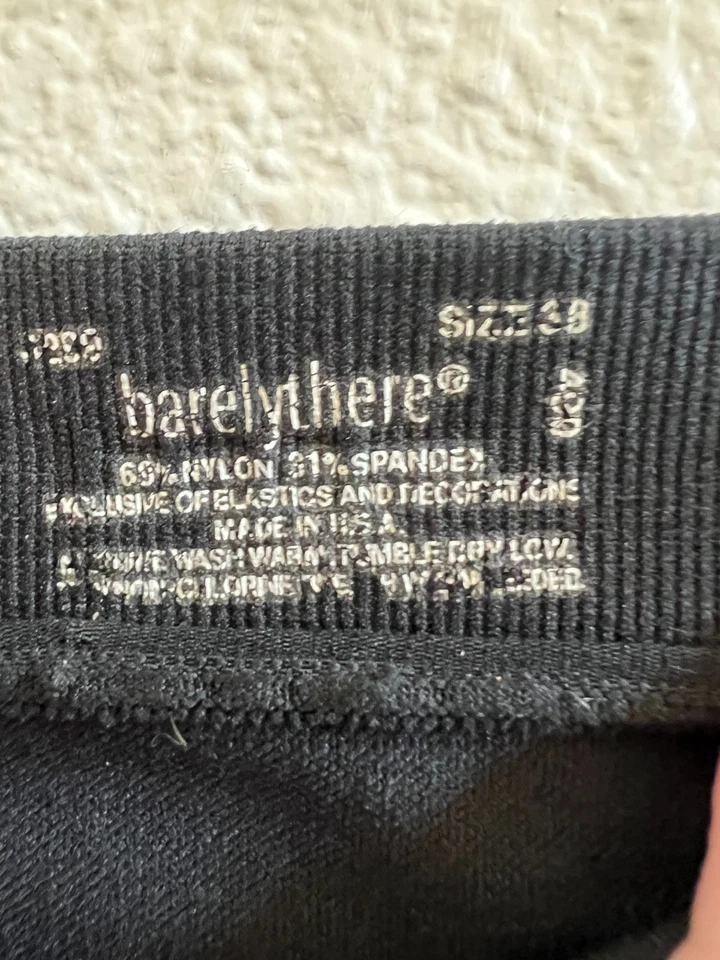 Body Barely There Shapewear Talla 38 M/L Negro Sin Tirantes Control Firme Foto 3 de 4