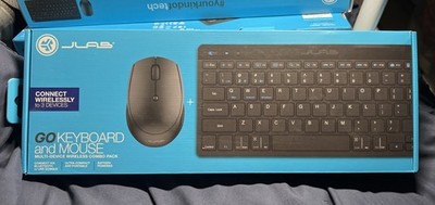 JLab GO Wireless Keyboard and Mouse Bundle - Black