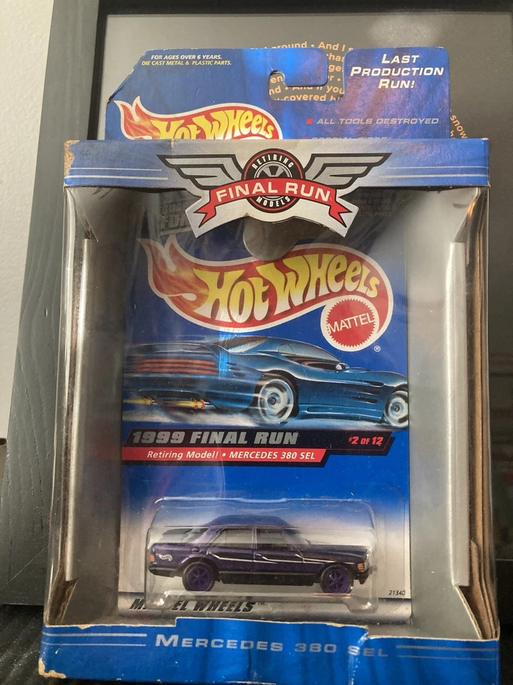 Mercedes 380 SEL Final Run 1:64 Scale Diecast By Hot Wheels - Image 2 of 3