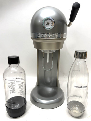 Kitchenaid Heavy Duty Sodastream KSS1121CU Silver with 1 Bottle + 1 extra