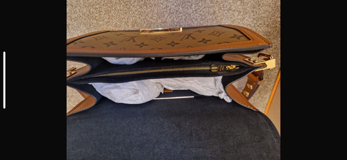Louis Vuitton Dauphine Monogram Leather Crossbody Bag Brown/Tan Gold M44391