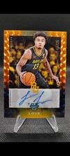 2024-25 Bowmans Best U Langston Love #ISO-LL Orange Geometric /25 Iso Signatures