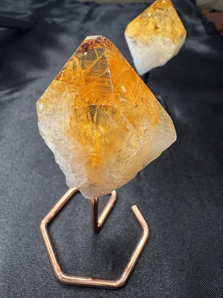Citrine Crystal on Stand  8cm and 31g Joy Abundance Feng Shui Gift - Image 4 of 4
