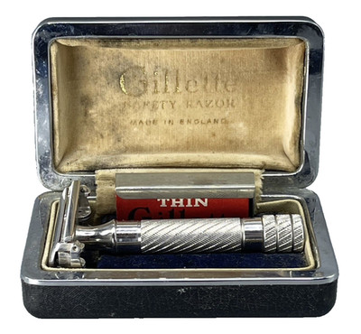 Gillette Aristocrat N0.21 British Patent 430030 - Boxed 1948