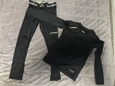 Sondico Skins Activewear Base Layers Black Age 5-6 Years