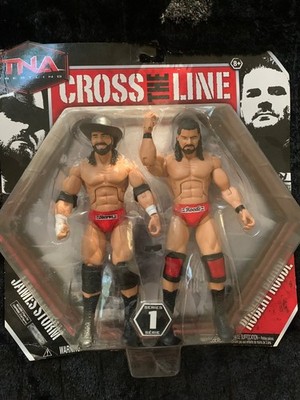 Jakks Pacific TNA Wrestling Cross the Line Series 1 James Storm & Robert Roode