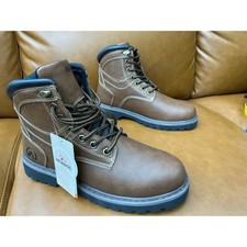 Nevados Rodney Work Boots Mens 8M Reddish Brown New Rugged Utility Lace Up