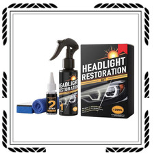 Headlight Restoration Kit, No Power Tools, Ma...