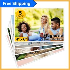 Durable Magnetic Photo Frames 4x6 Inches - Elegant Protection for Memories