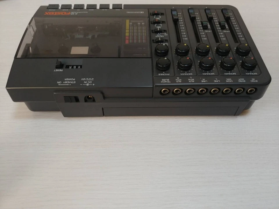 Fostex X-18 4-Track Multitrack Cassette Recorder Portable MTR Black Junk - Image 2 of 4
