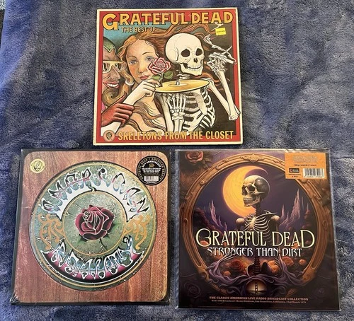 Grateful Dead Vinyl 3 Lot Live 1975 American Beauty Sealed Best Of Jerry Garcia