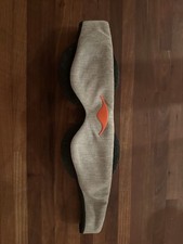 Manta Sleep Mask 100 Light Blocking Adjustable Gray Zero Eye Pressure With Cups