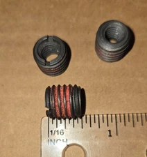 E-Z Lok 329-6- 3 Pack Extra Heavy Wall Self Locking Insert, 3/8"-16 Int Thread