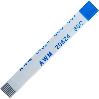 FFC Flachbandkabel / Folienleiterbahn TYP B 8 Pin 0.5 Pitch 4cm Flat Cable Flex