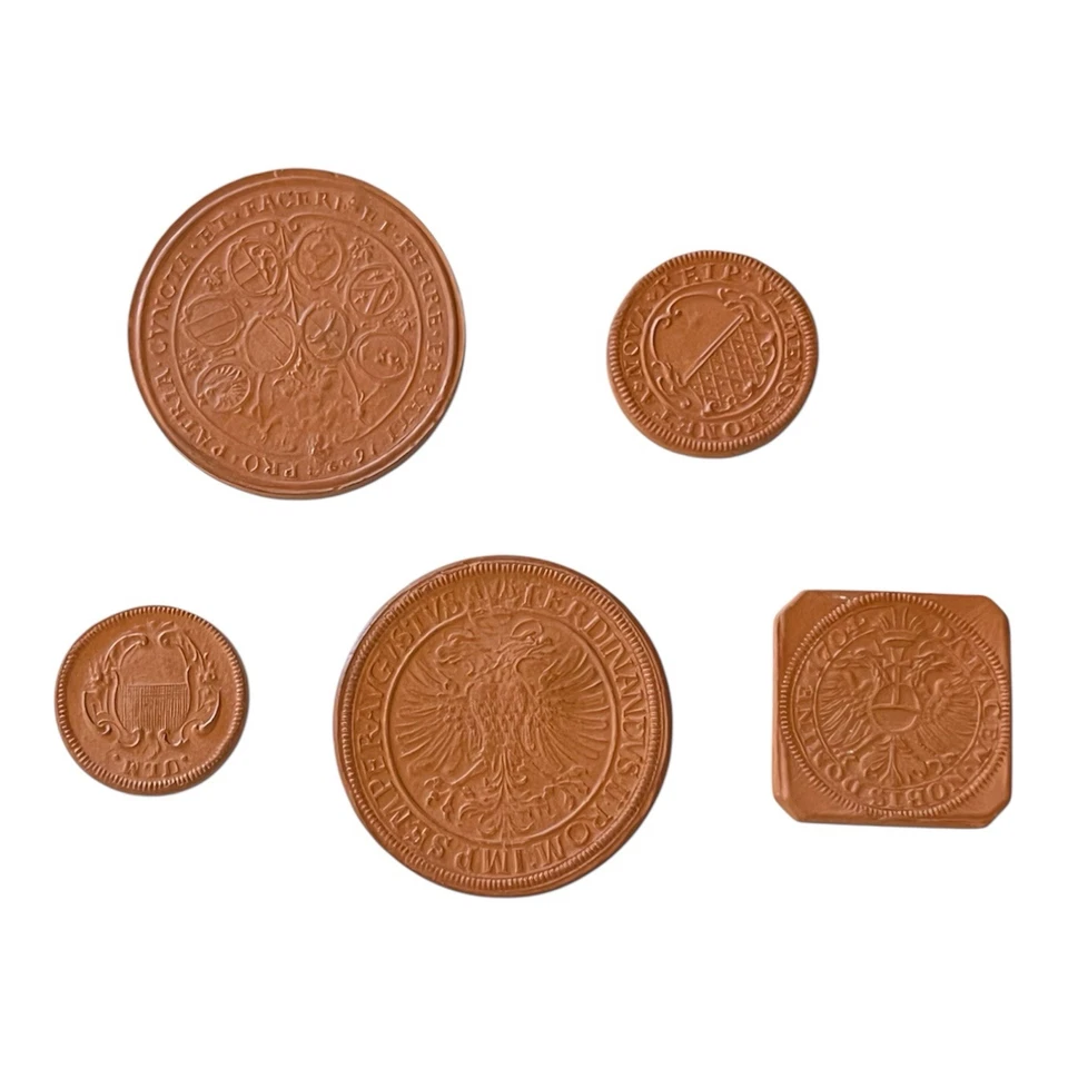 Notgeld: Germany, Ulmer Münster porcelain coin set 1922 - Historic coins of Ulm - Image 2 of 4