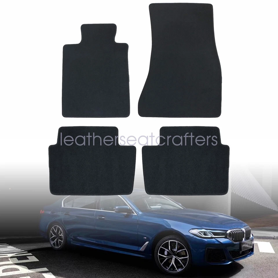 For 2017 2018 2019 2020 2021 BMW G30 5 Front & Rear Floor Mats Carpet Velour 4x - Изображение 2 из 4