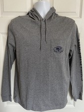 Vineyard Vines Men's Gray Double Sided Pocket Hoodie Shirt Jacket - Size S