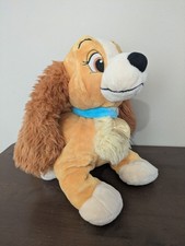 The Disney Store Lady and the Tramp Plush 12 inch Lady Soft Touch Fabric
