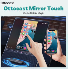 OTTOCAST Mirror Touch Wireless CarPlay  Bi-Directional Phone Mirroring Adapter