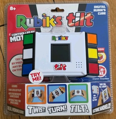 Rubik's Tilt Mind elektronisches Handheld Video Twist Puzzle Spiel Spaß für Kinder