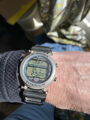 RARE Vintage Casio Digital Watch G-shock Mrg-1 1556 Titanium 200m