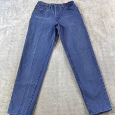Vintage Levis 550 Jeans Womens 9 Blue High Rise Relaxed Tapered Button USA 1993