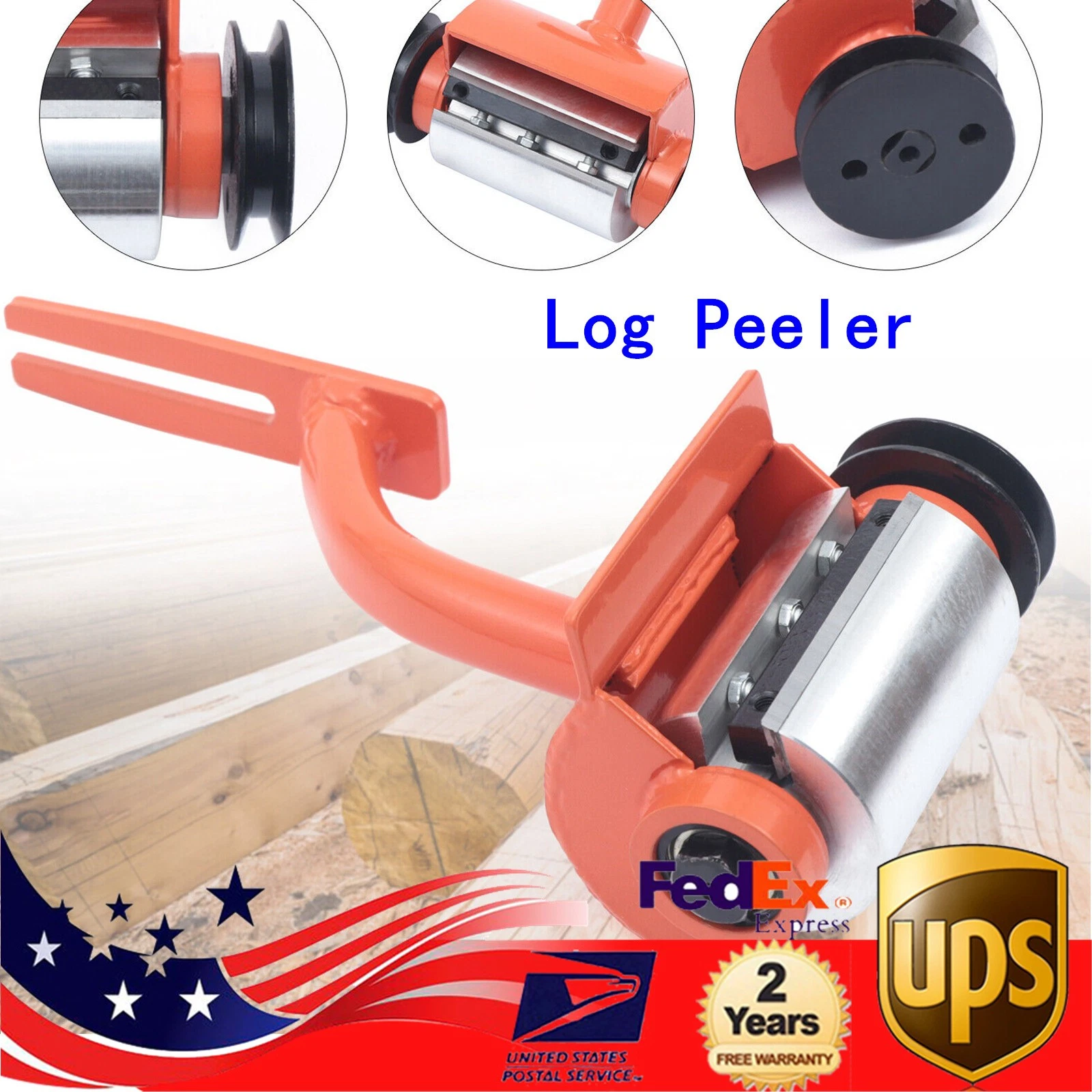 For STIHL+Husqvarna Chainsaw Carving Mill Attachment Log Debarker Peeler Notcher
