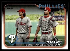 2024 Topps Dynamic Duo (J.T. Realmuto / Aaron Nola) Philadelphia Phillies #428