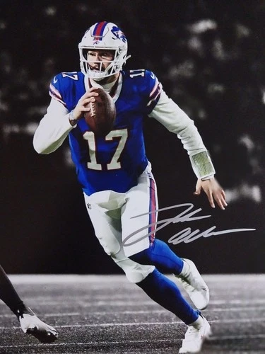 Josh Allen Signed 8x10 Photo Matte Finish LOA Genuine Athentic