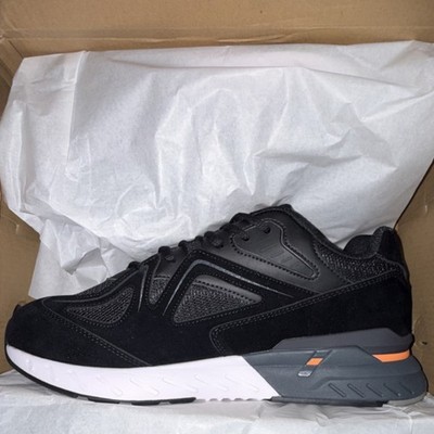 FitVille Black Athletic Sneakers Lace Up Low Top Arch Heel Support Wide Men