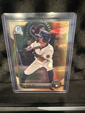 2022 Bowman Chrome - Prospects Sal Frelick #BCP-250 Yellow Refractor /75 (RC)