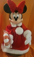 Vtg  Minnie Mouse Santa’s Best Christmas Animated Figure Lollipop Not Working