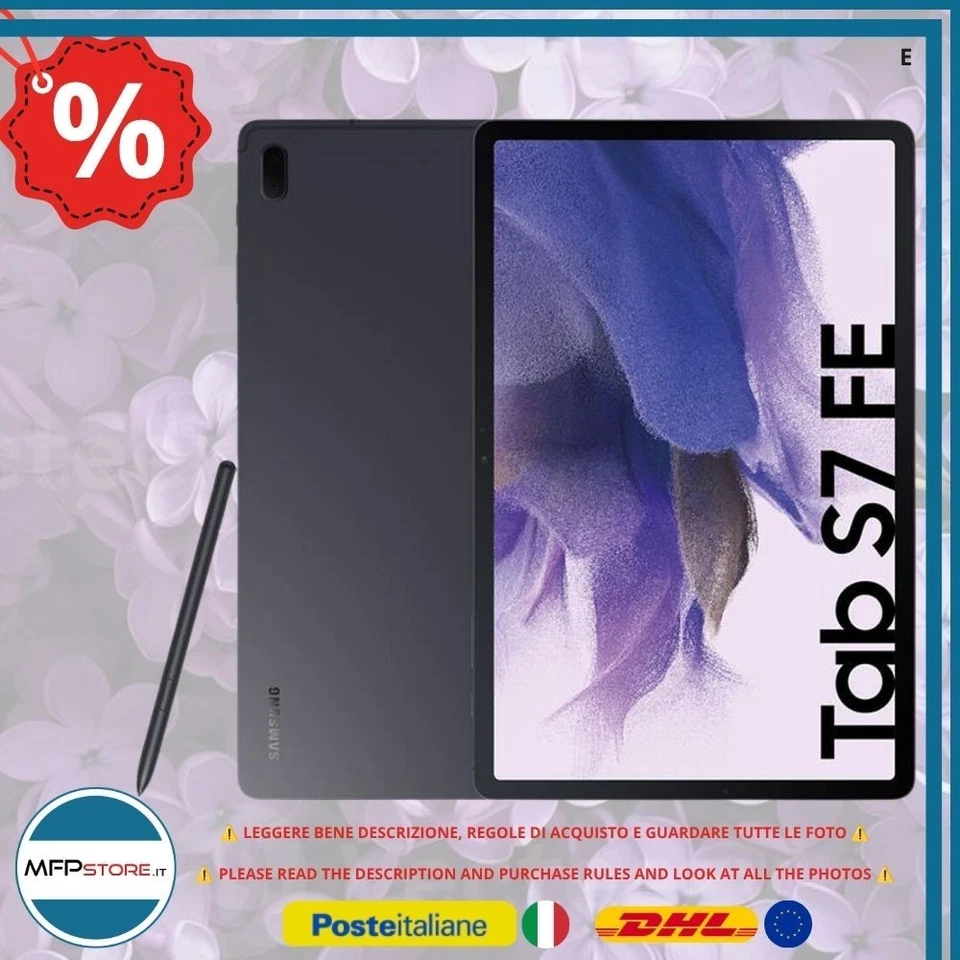 Samsung Galaxy Tab S7 FE · 256GB · Wi-Fi, foto 1 di 5