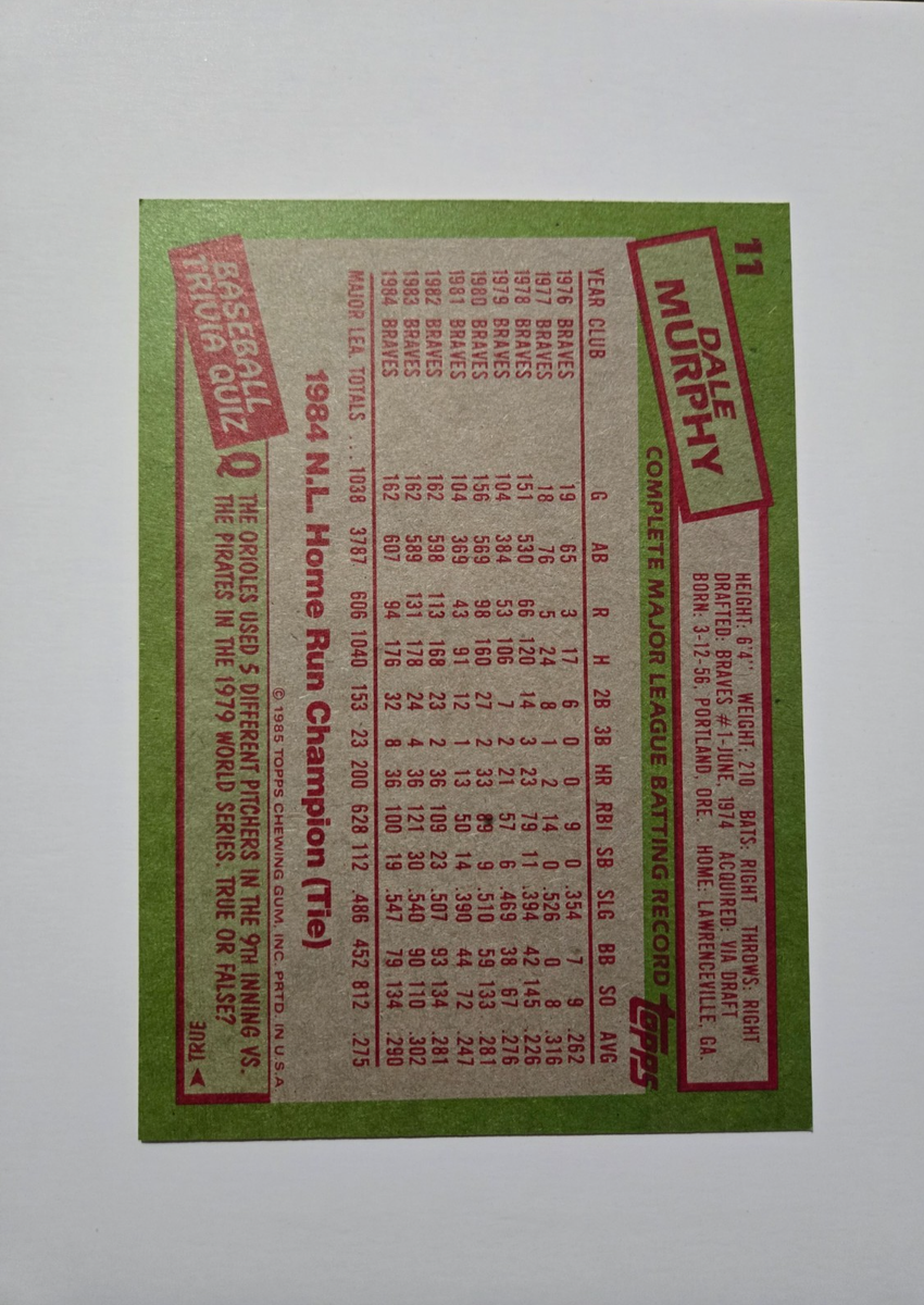 1985 Topps Super - Dave Stieb #22 for sale online | eBay